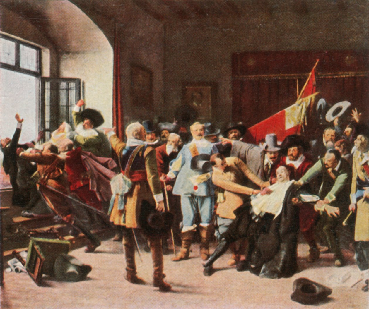 La defenestración de Praga, 23 de mayo de 1618, 1936 de Unbekannt