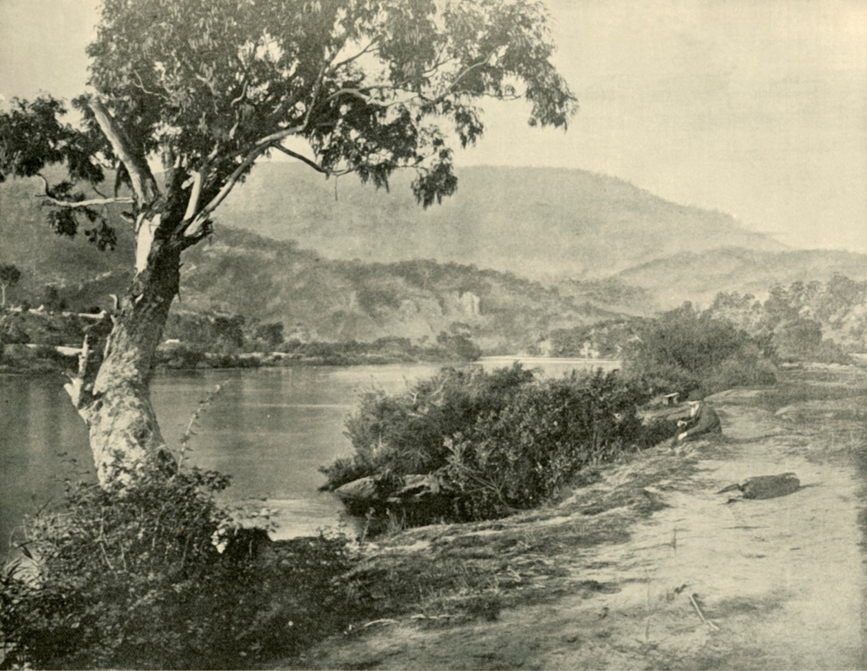El Derwent en New Norfolk, 1901 de Unbekannt