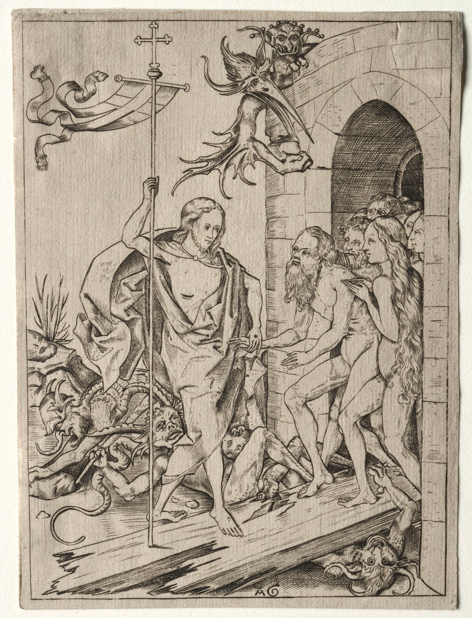 El Descenso al Limbo, 1400s de Unbekannt