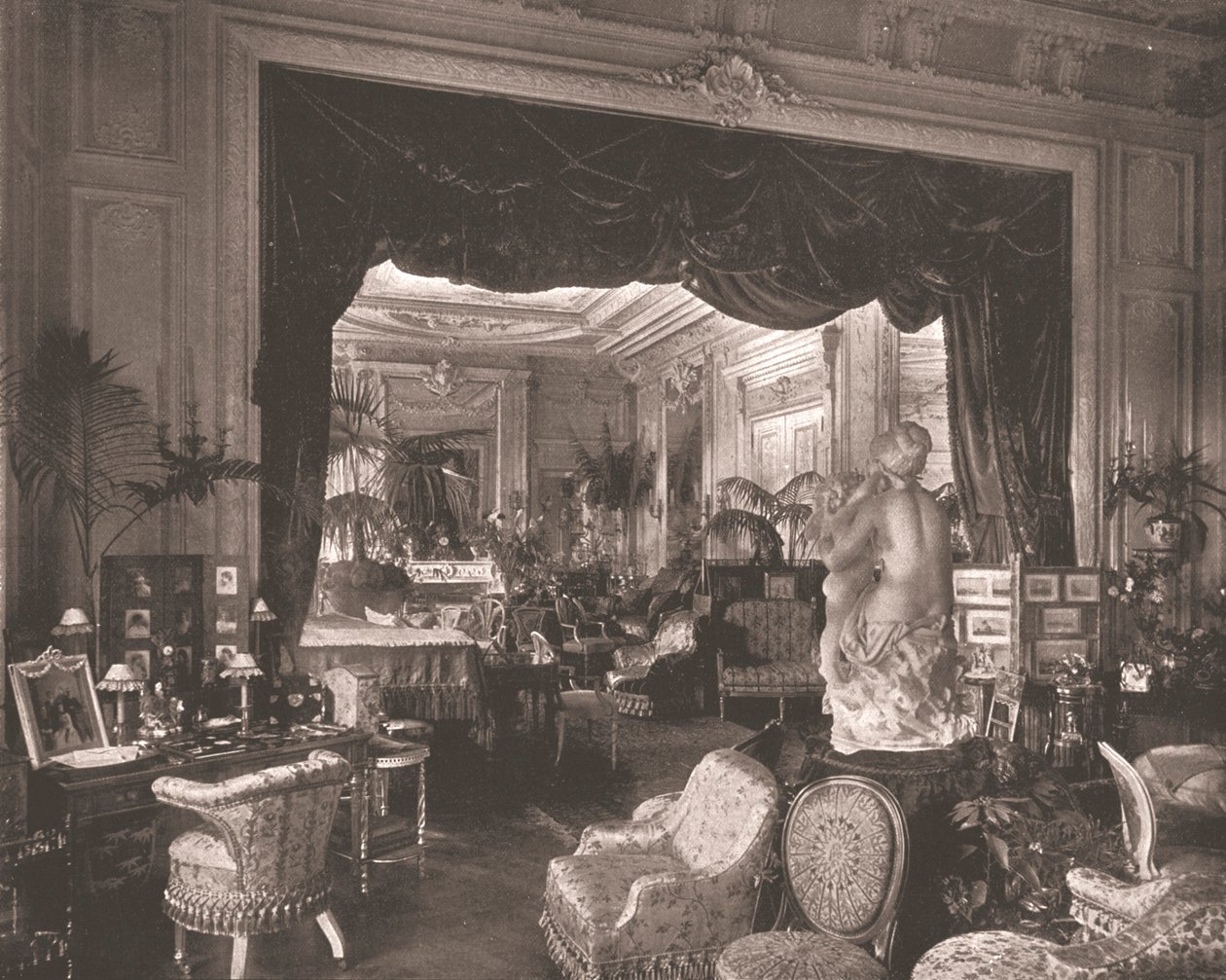 El salón en Sandringham House, Norfolk de Unbekannt