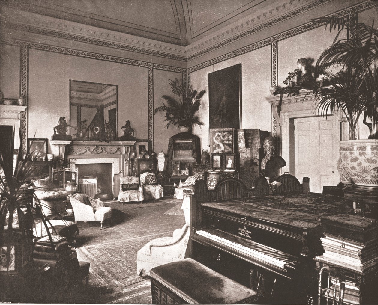 El salón en la White Lodge, Richmond Park, 1894 de Unbekannt