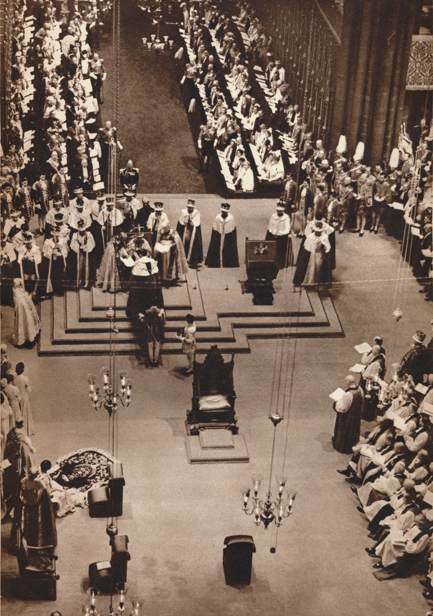 El Duque de Kent rinde homenaje al recién coronado Rey Jorge VI, 1937 de Unbekannt
