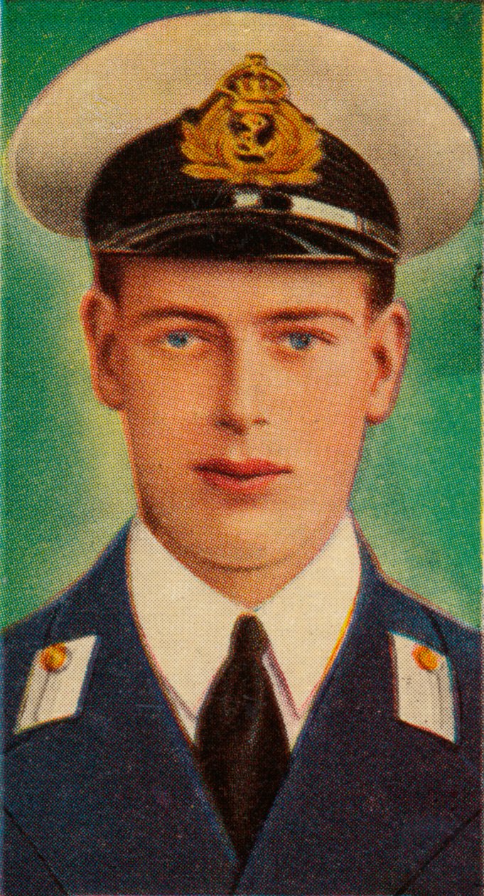 El duque de Kent cuando era guardiamarina en la Royal Navy de Unbekannt