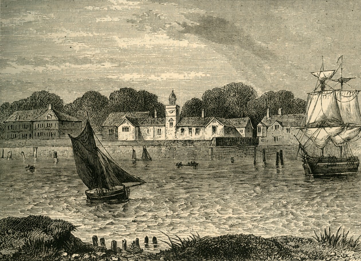 Las casas de beneficencia del Duque de Norfolk, en 1796, c. 1878 de Unbekannt