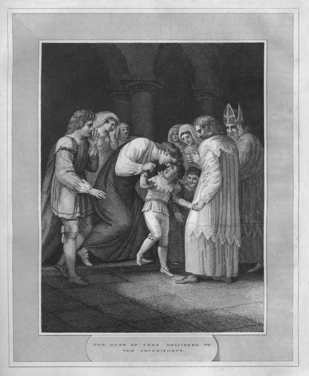 El duque de York entregado a los arzobispos, 1838 de Unbekannt
