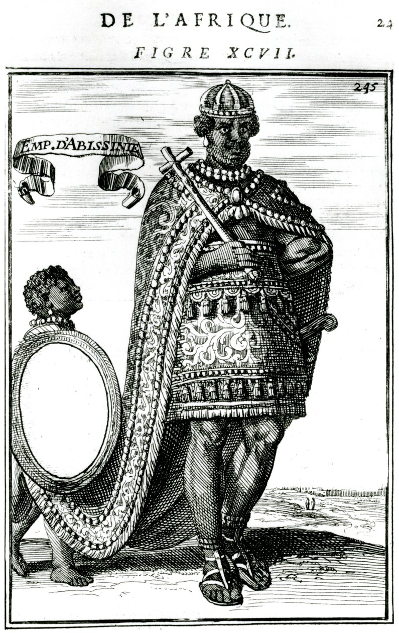 El Emperador de Abisinia, siglo XVII de Unbekannt