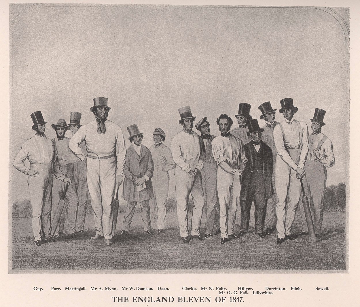 El once de cricket inglés de 1846, 1912 de Unbekannt