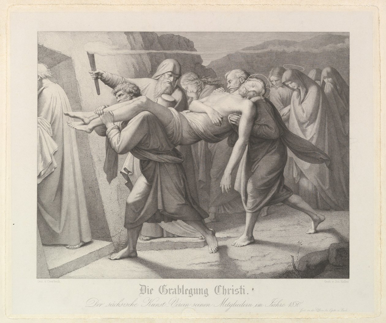 El Entierro, 1850 de Unbekannt