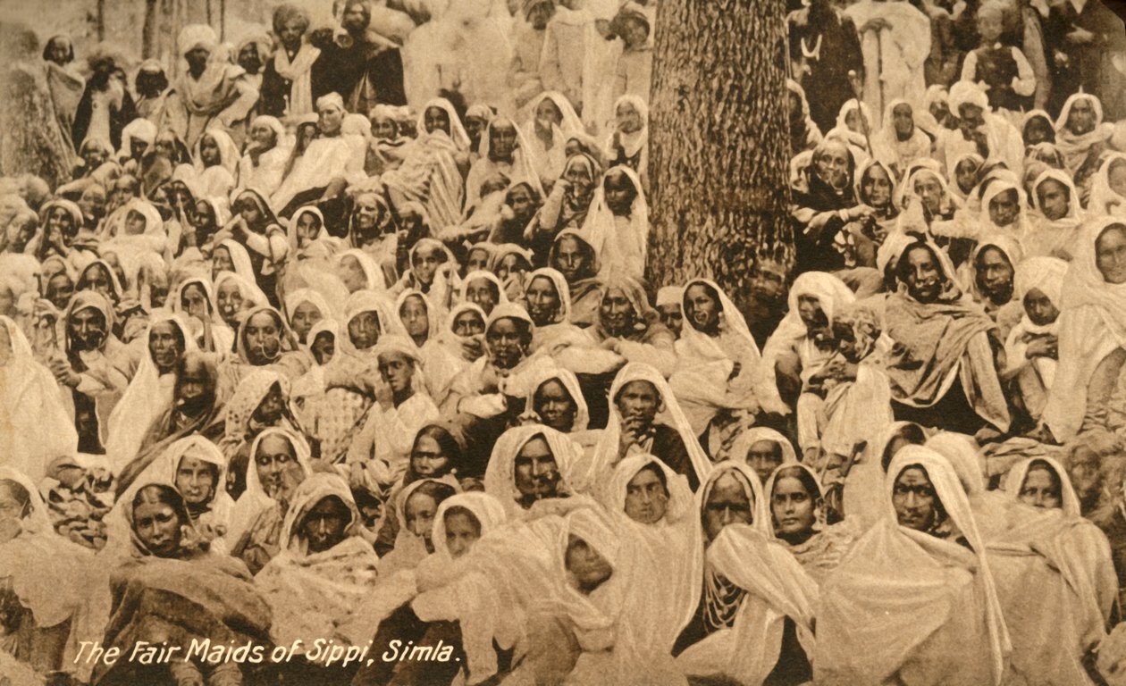 Las bellas doncellas de Sippi, Simla, c1918-c1939 de Unbekannt