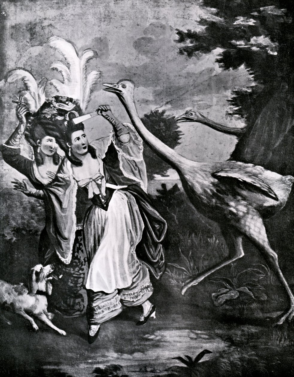 La Feria de las Plumas en un Susto, siglo XVIII de Unbekannt