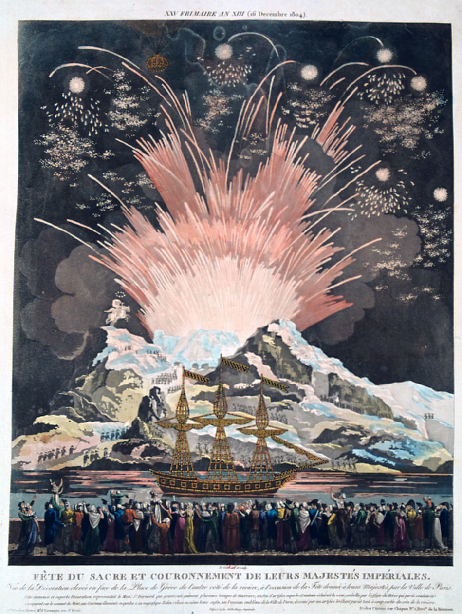 Las festividades de la coronación, París, 2 de diciembre de 1804 de Unbekannt