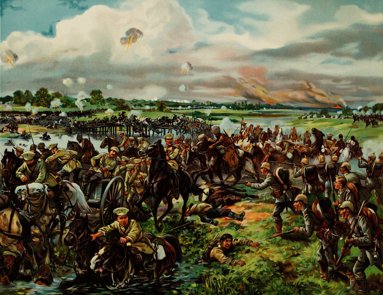 La Primera Batalla de los Lagos Masurianos de Unbekannt