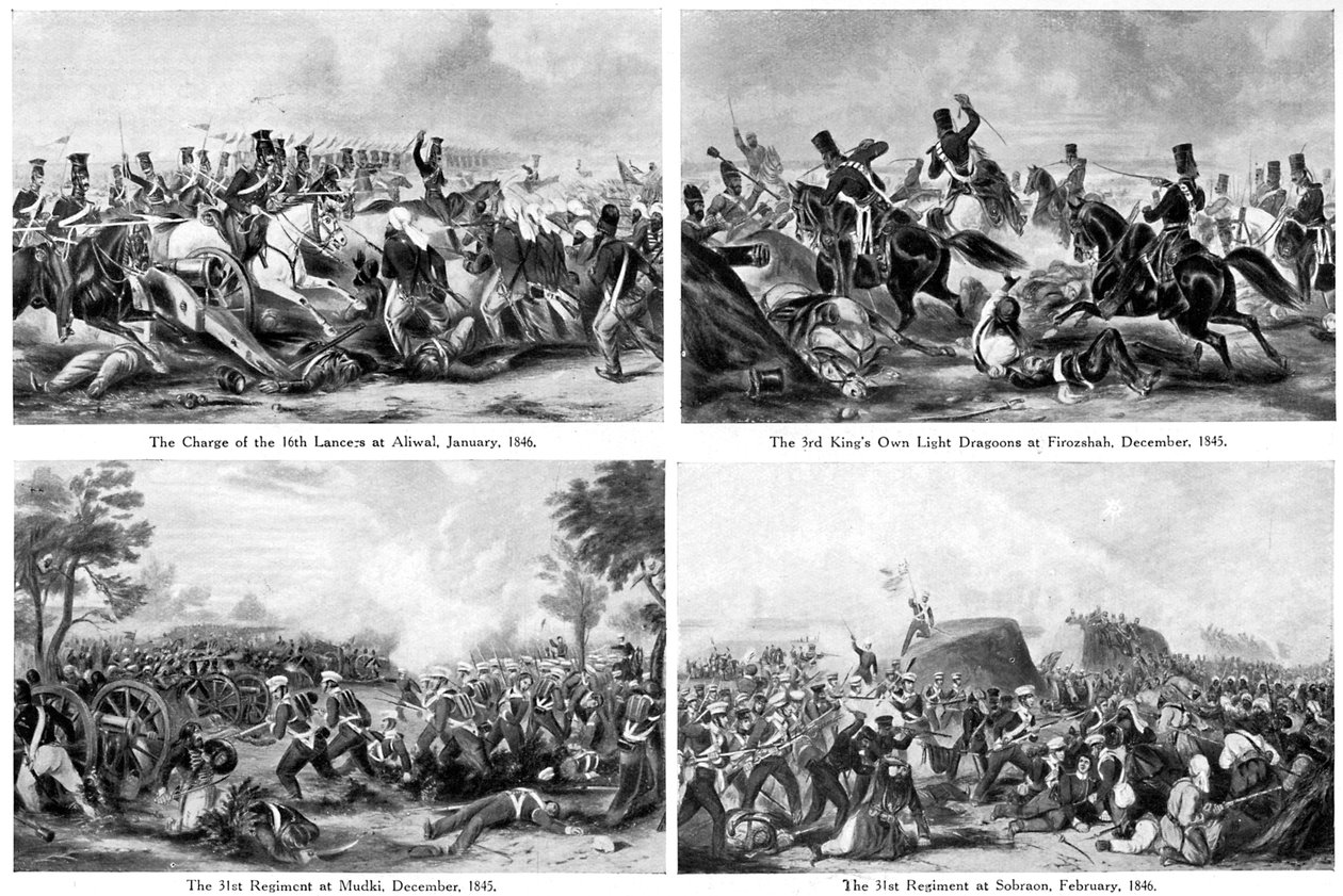 La Primera Guerra Sikh, India, década de 1840, c. 1920 de Unbekannt