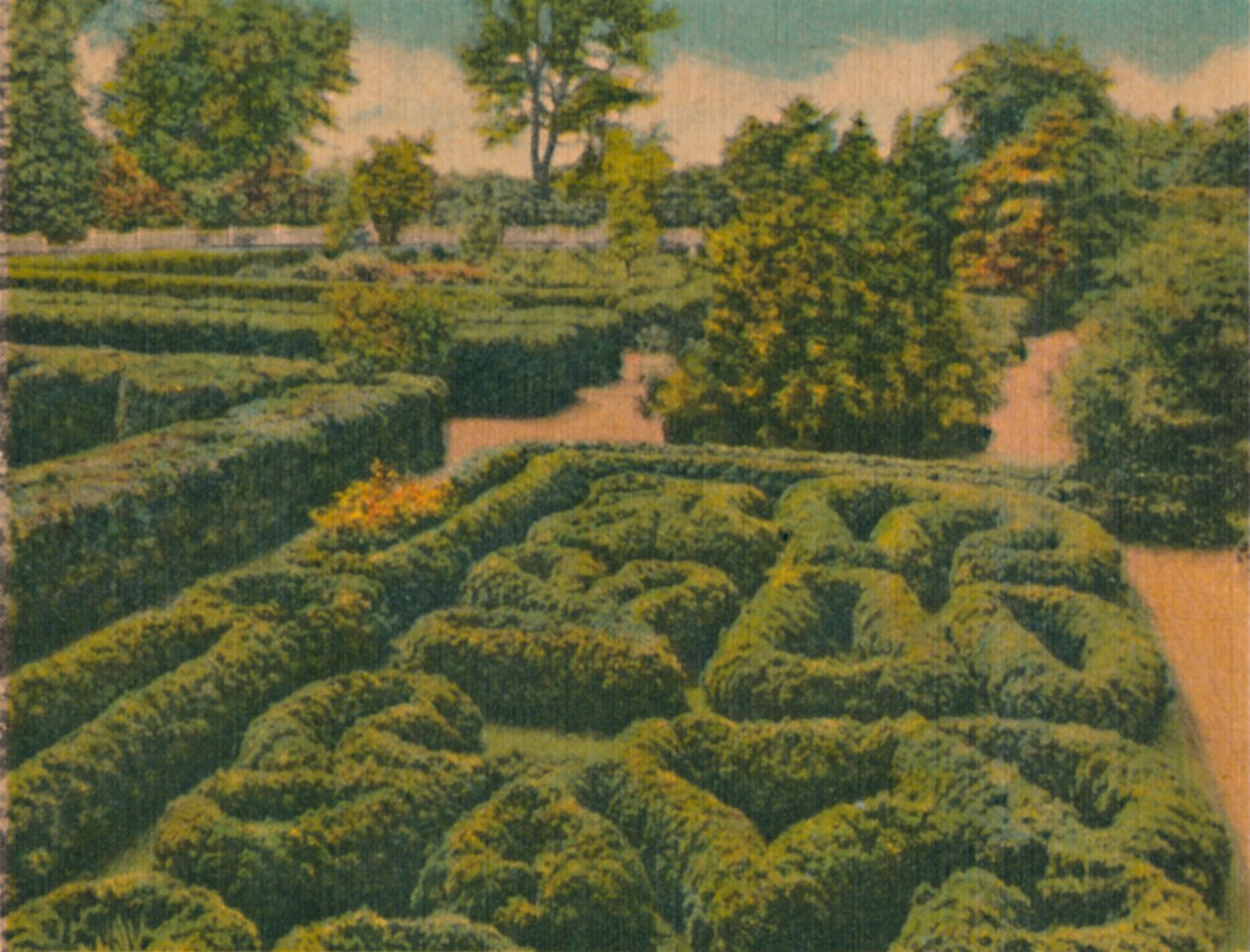 El Jardín de Flores, vista general, 1946 de Unbekannt