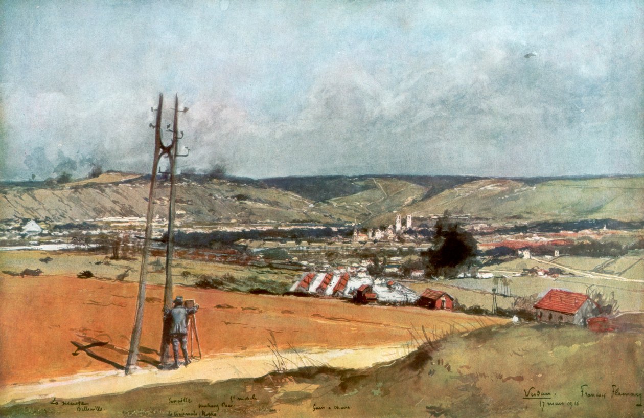 Los Fuertes de Chaume, Verdún, Francia, 19 de marzo de 1916, 1926 de Unbekannt