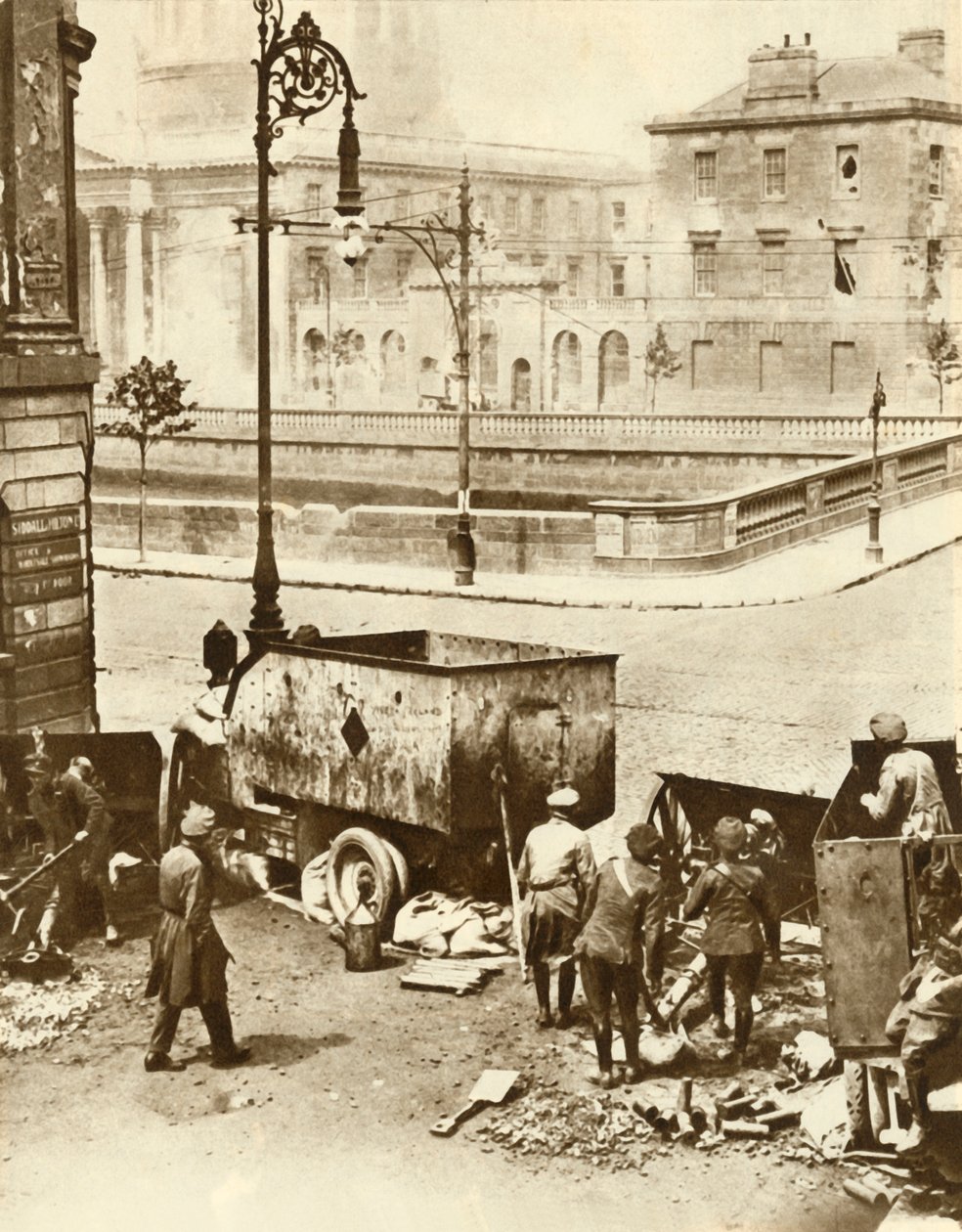 Los Cuatro Tribunales, Dublín, Irlanda, julio de 1922, 1935 de Unbekannt