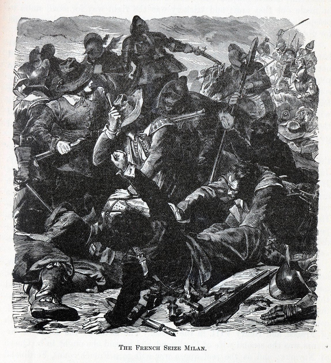 Los franceses toman Milán, 1882 de Unbekannt