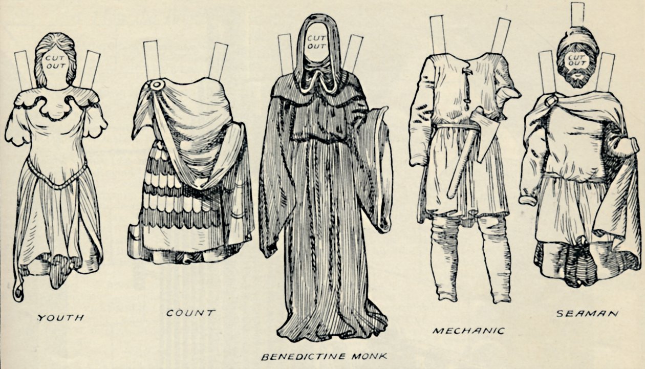 La Galería del Traje Británico: La ropa que usaban en tiempos normandos, c1934 de Unbekannt