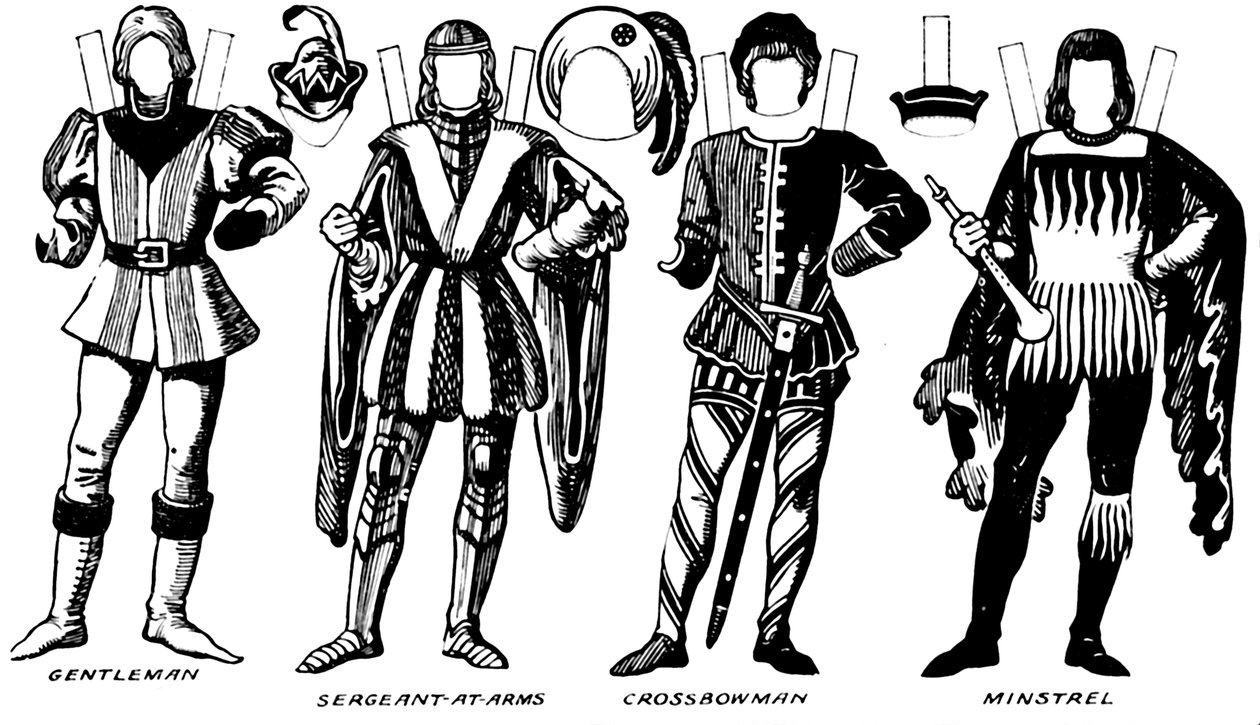 La Galería del Traje Británico: Los Vestidos Usados en el Reinado de Ricardo III, c1934 de Unbekannt