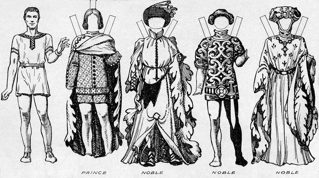 La Galería del Traje: Vestidos usados en los últimos años del reinado de Eduardo III de Unbekannt