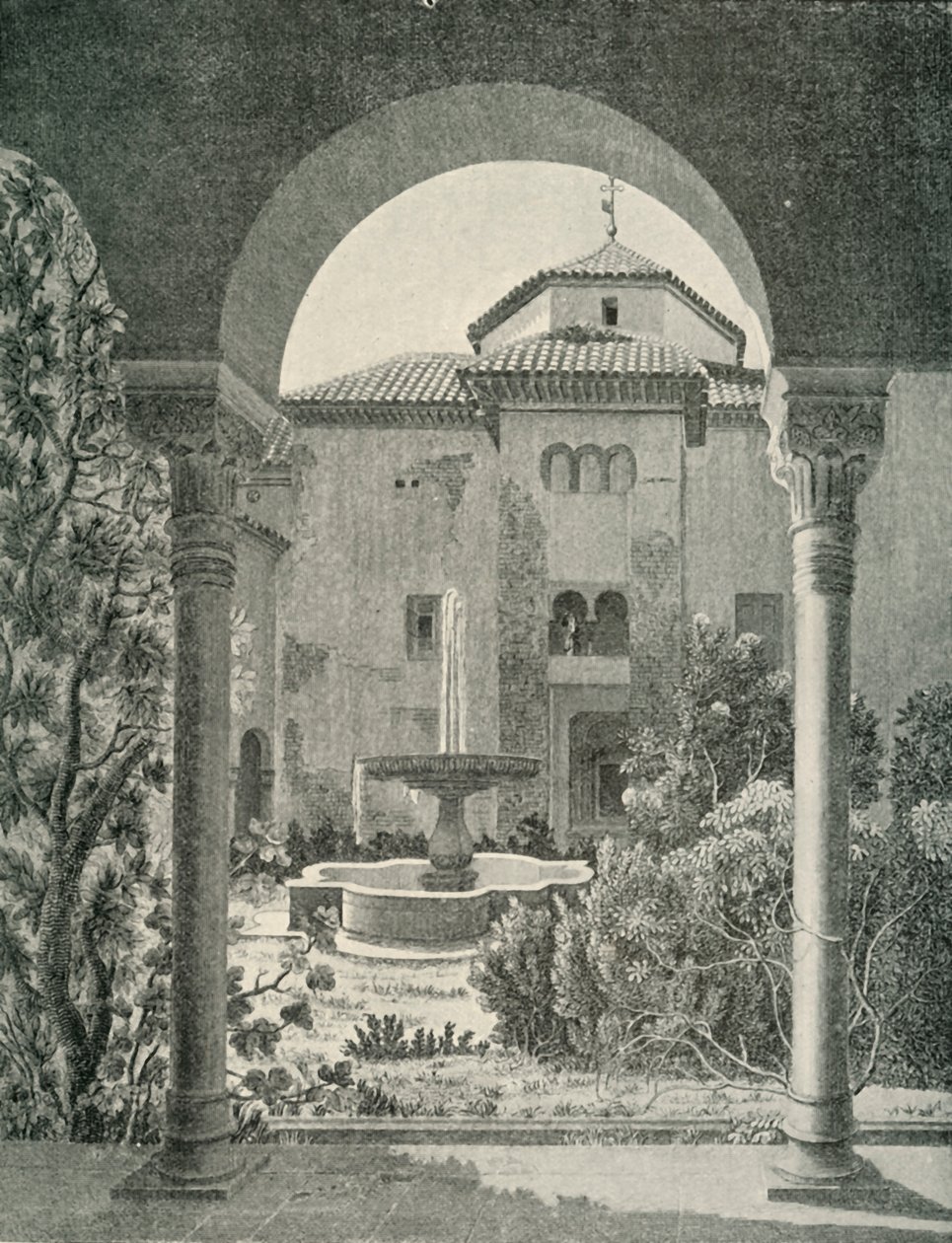 El jardín de Lindaraja, siglo XIX, 1907 de Unbekannt