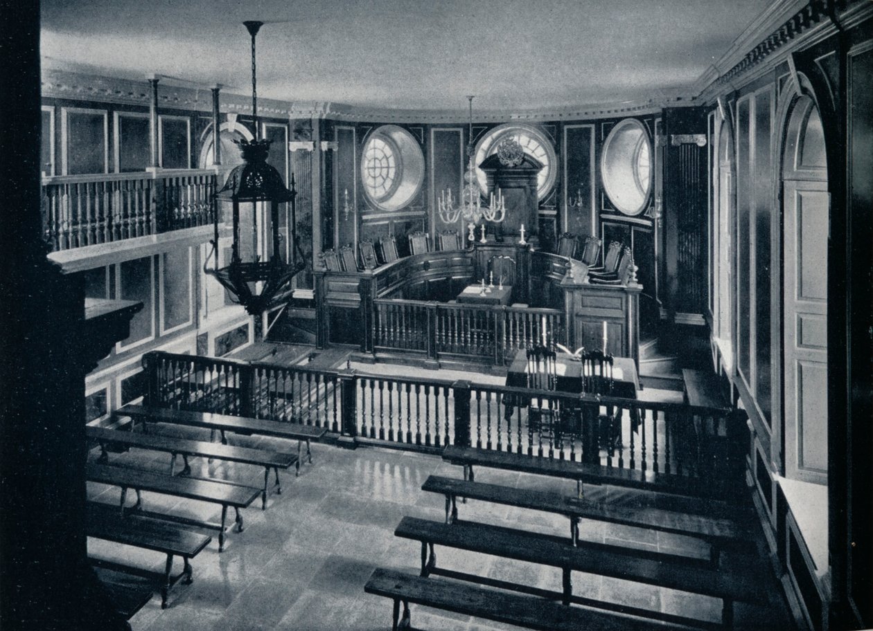El Tribunal General en el Capitolio de Williamsburg, c. 1938 de Unbekannt