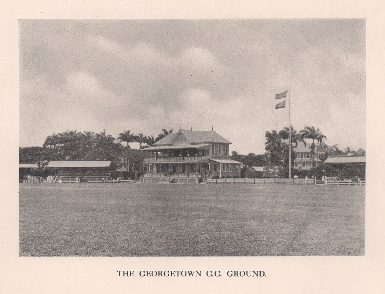 El campo de cricket del Club de Georgetown, Guayana Británica, 1910-1912 de Unbekannt