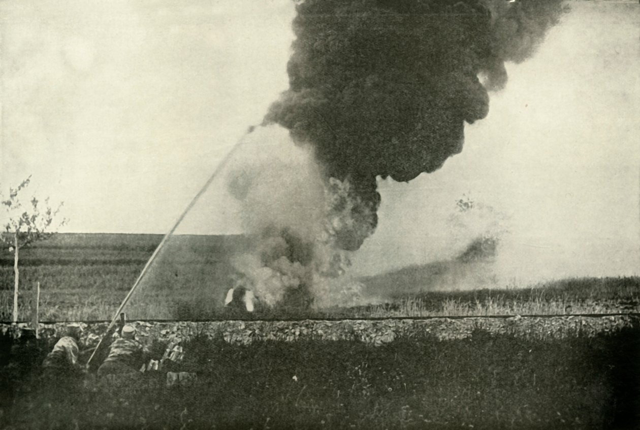 El lanzallamas alemán, 1919 de Unbekannt