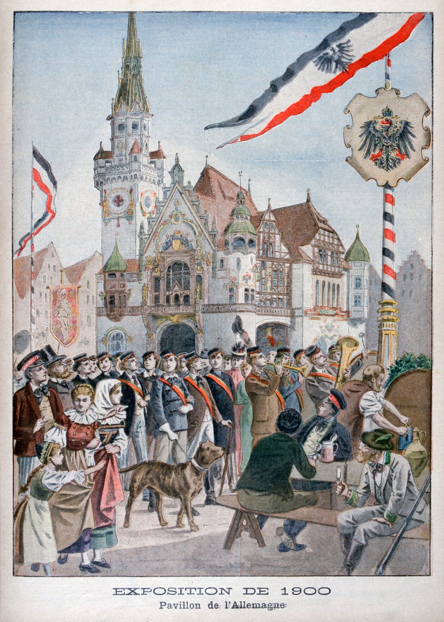 El pabellón alemán en la Exposición Universal de 1900, París, 1900 de Unbekannt