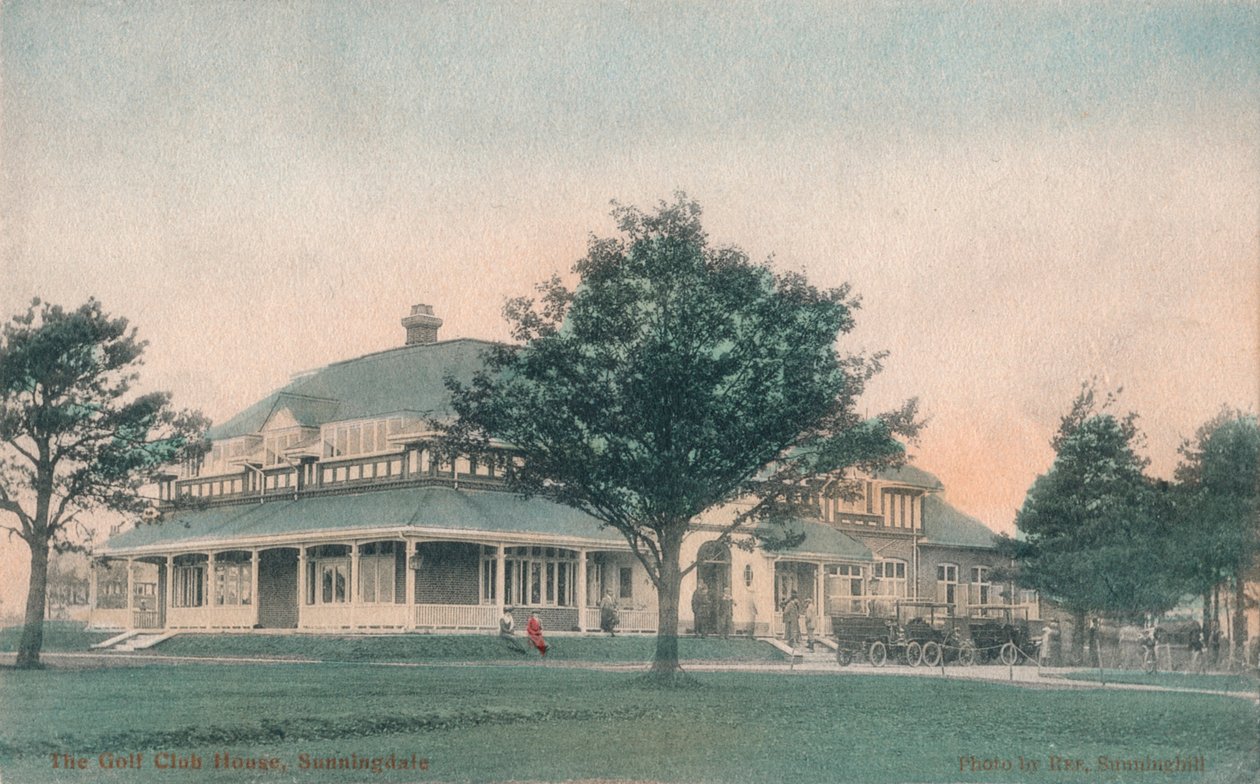 La casa del club de golf, Sunningdale de Unbekannt
