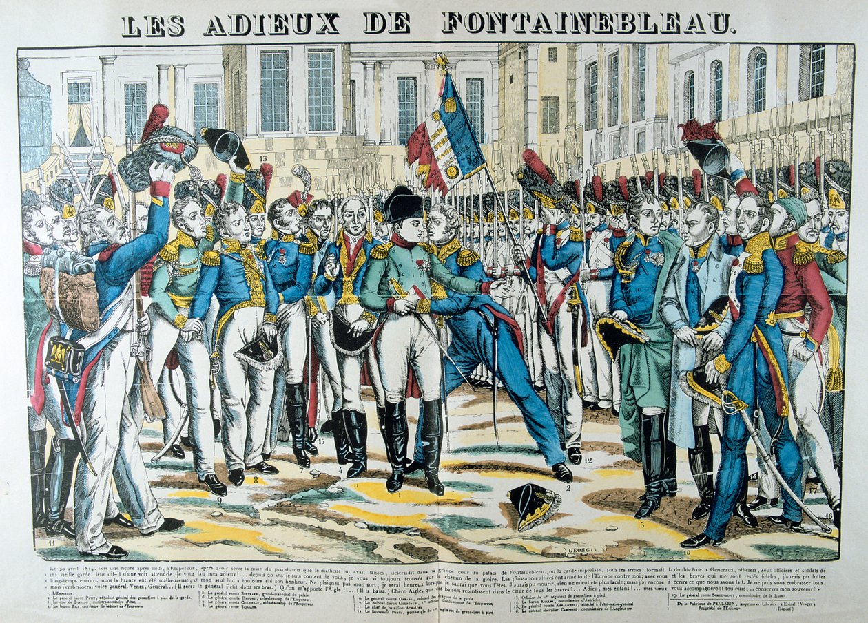 Las Despedidas de Fontainebleau de Unbekannt