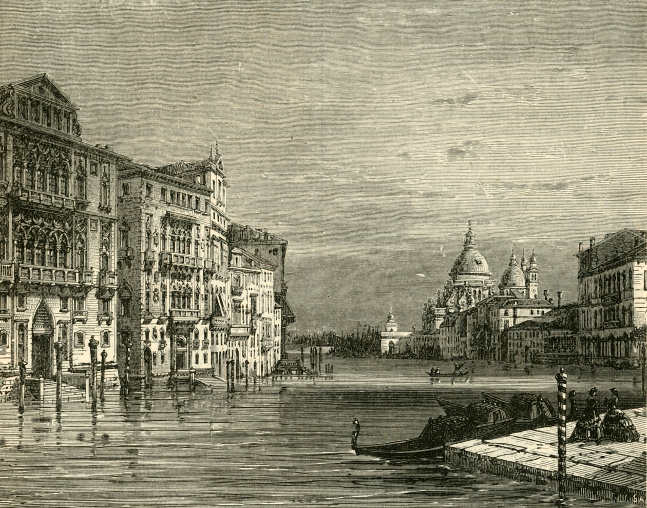 El Gran Canal, Venecia, 1890 de Unbekannt