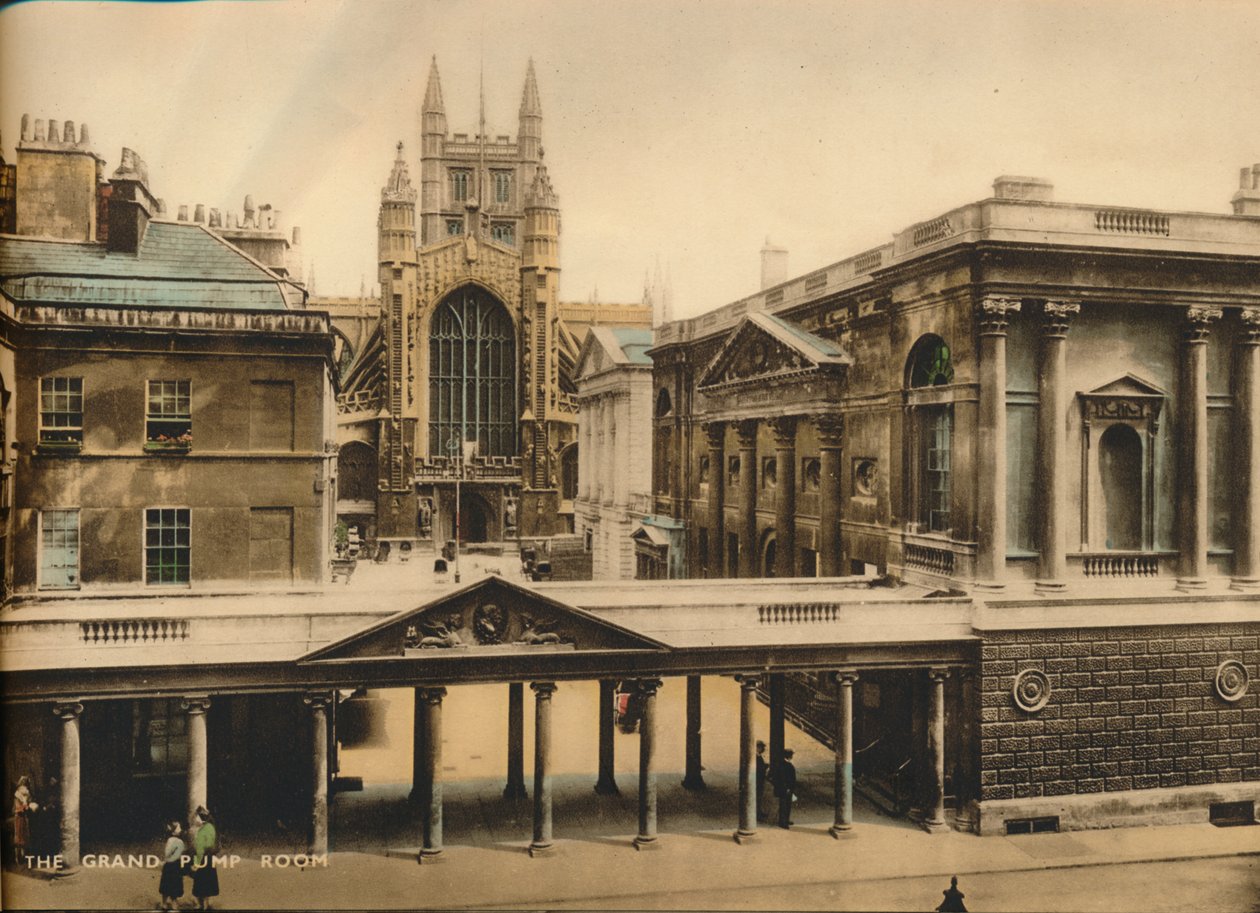 La Gran Sala de Bombas, Bath, Somerset, c1925 de Unbekannt