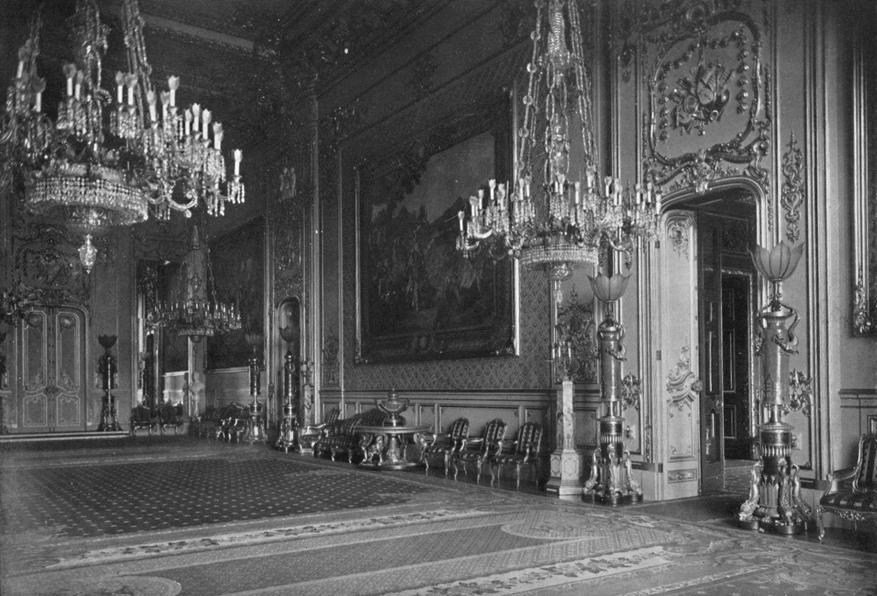 La Gran Sala de Recepciones, Castillo de Windsor, 1912 de Unbekannt