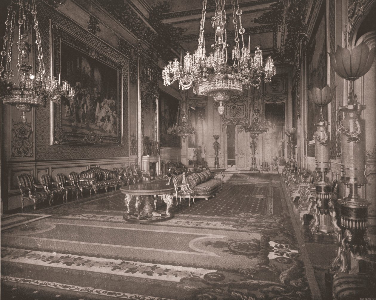 La Gran Sala de Recepción, Castillo de Windsor, Berkshire, 1894 de Unbekannt