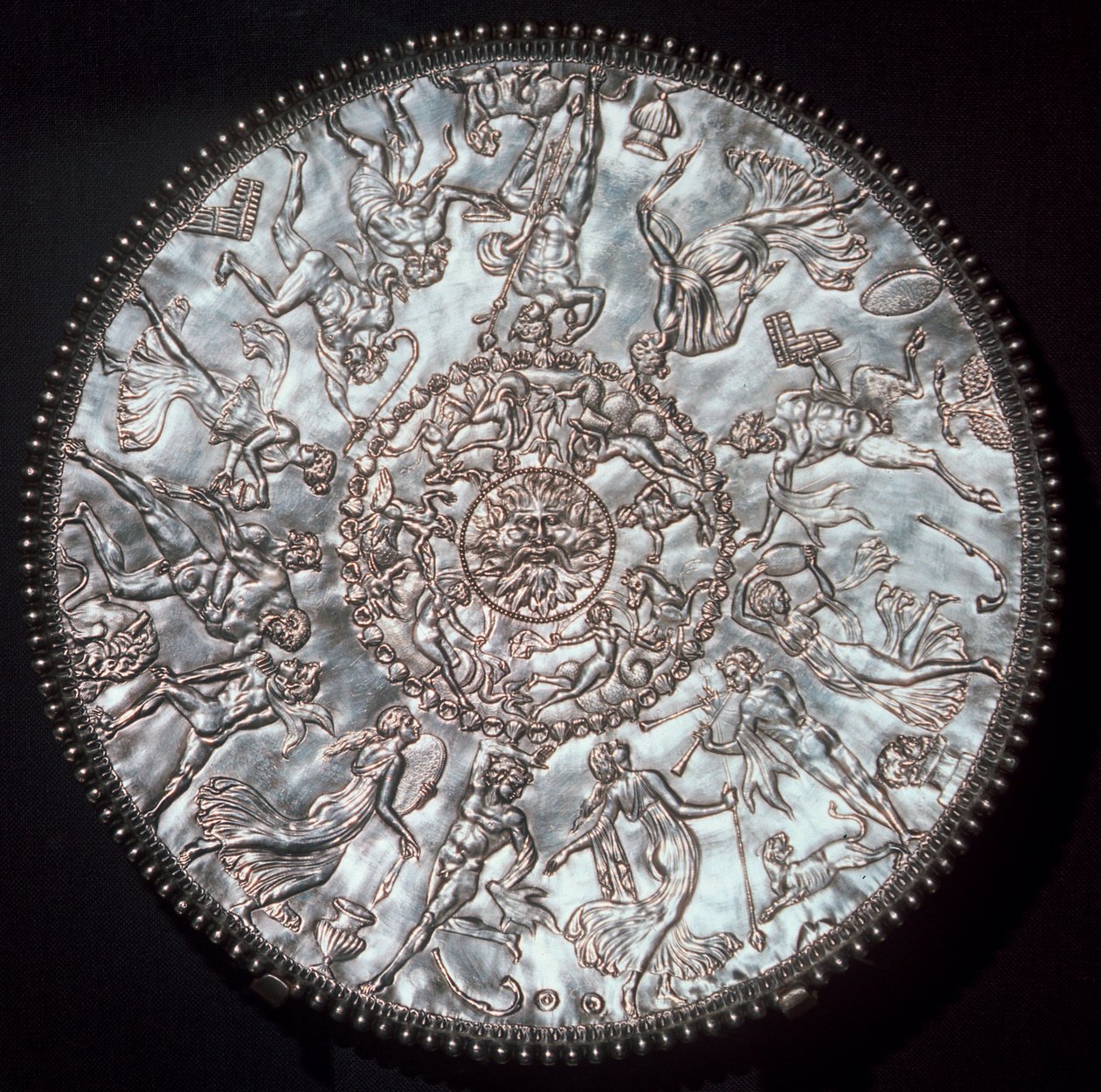 El Gran Plato del tesoro de Mildenhall, Britania romana, siglo IV de Unbekannt