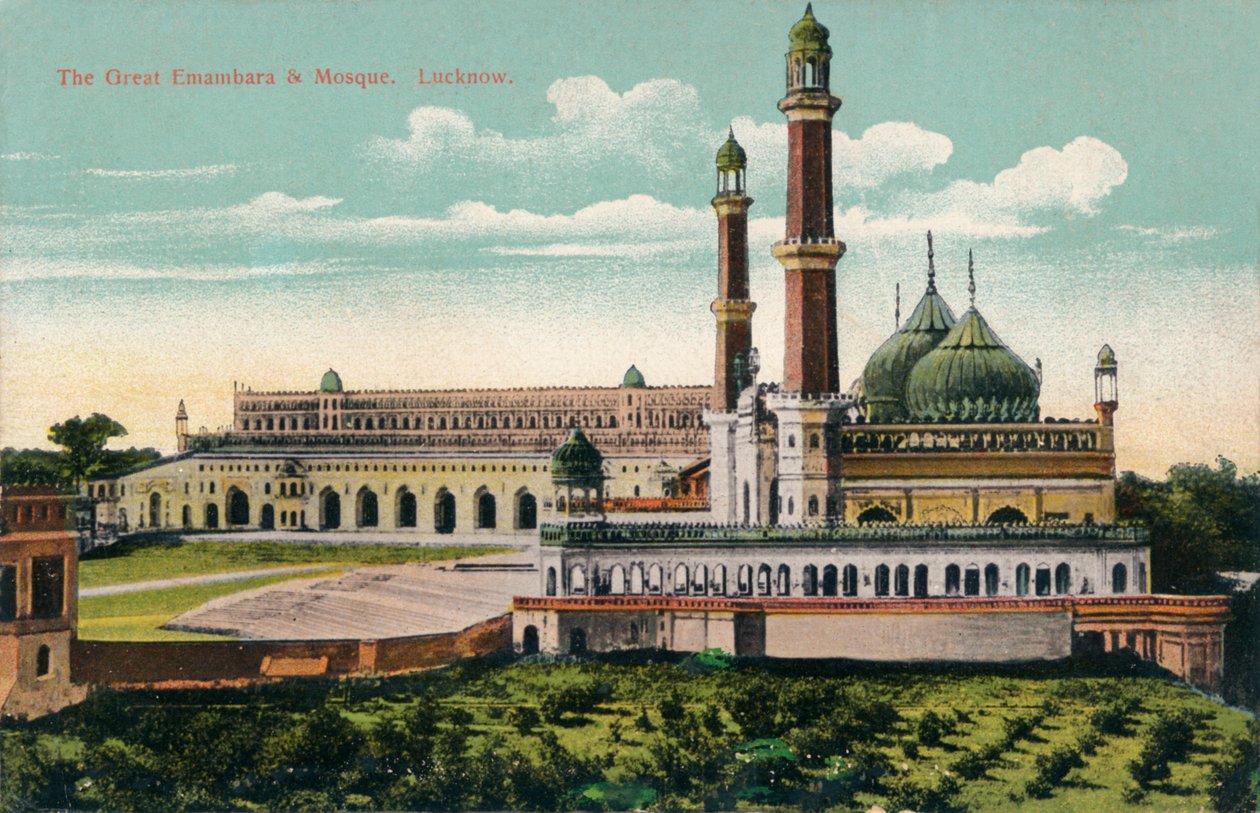 El Gran Embambara y la Mezquita, Lucknow de Unbekannt