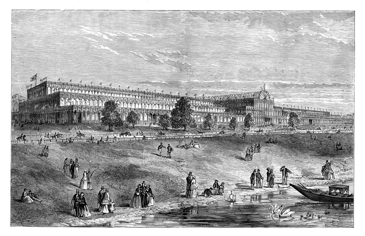 La Gran Exposición, Hyde Park, Londres, c1851, 1888 de Unbekannt
