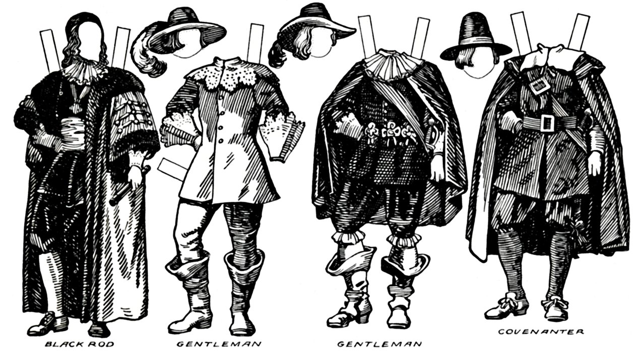 La Gran Galería del Traje Histórico: Algunos vestidos de la época de Carlos I, c1934 de Unbekannt