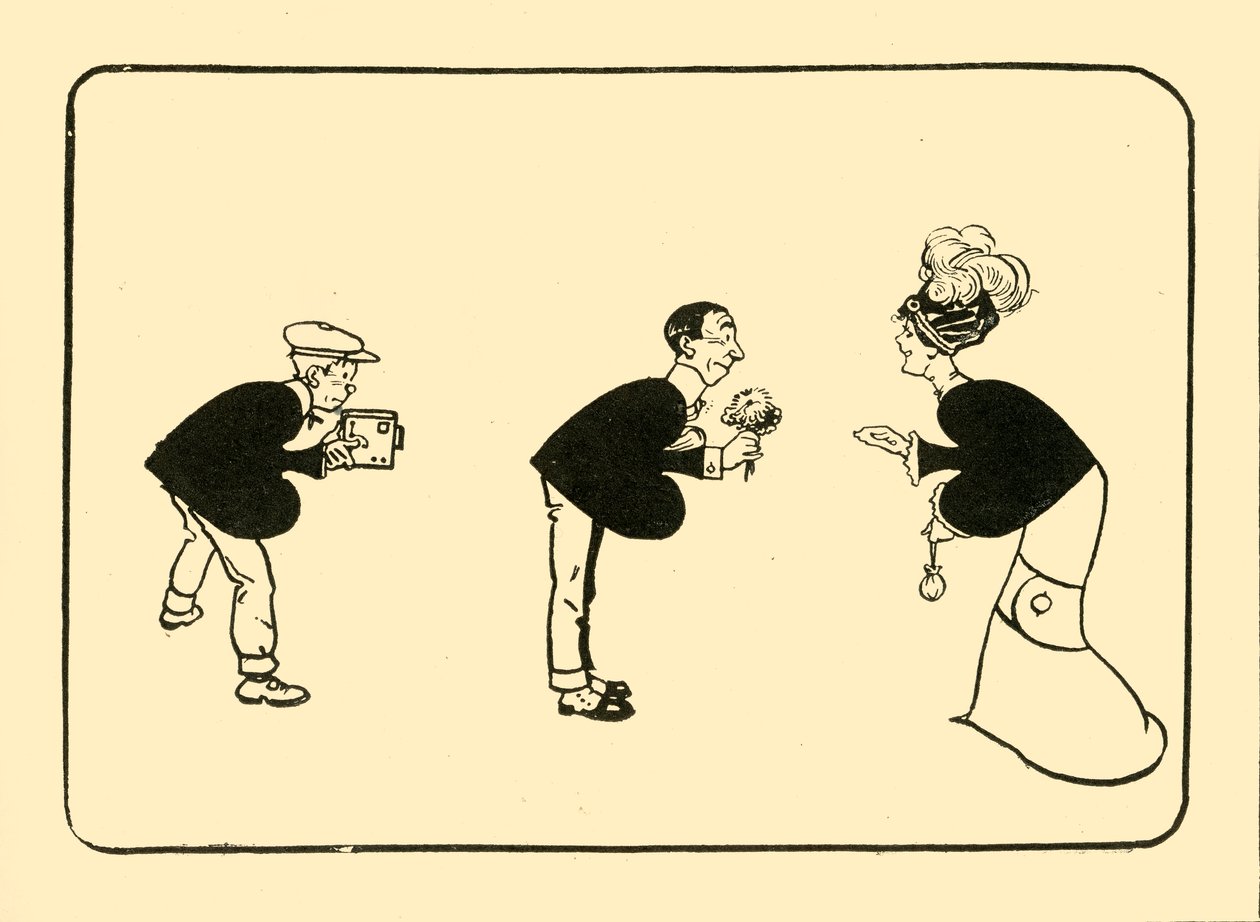 El Saludo en el tres de espadas, 1910 de Unbekannt