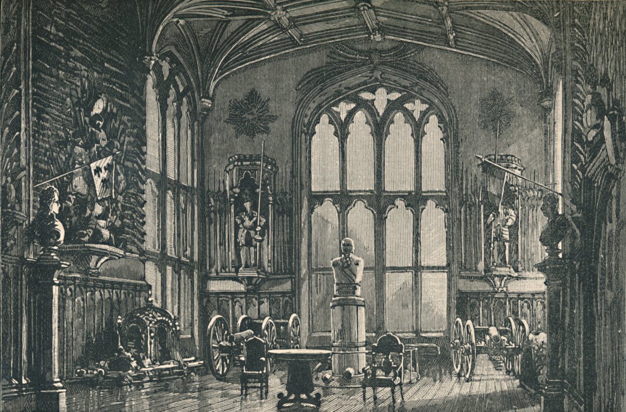La sala de guardia o armería, 1895 de Unbekannt