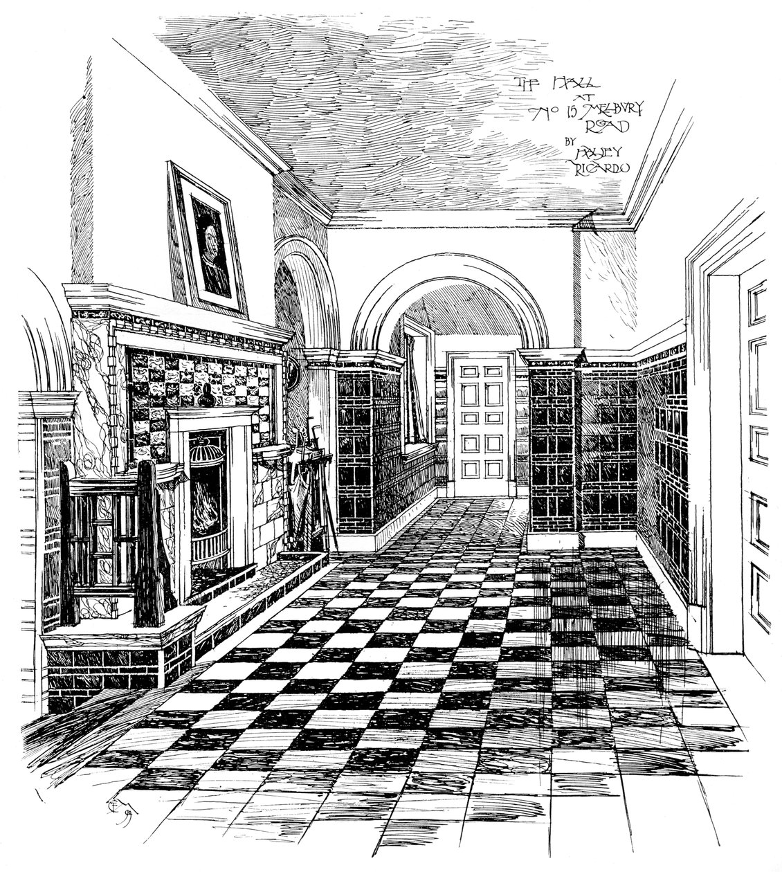El Salón, 15, Melbury Road, 1899 de Unbekannt