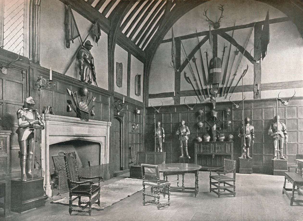 El salón en Ockwells Manor, 1905 de Unbekannt