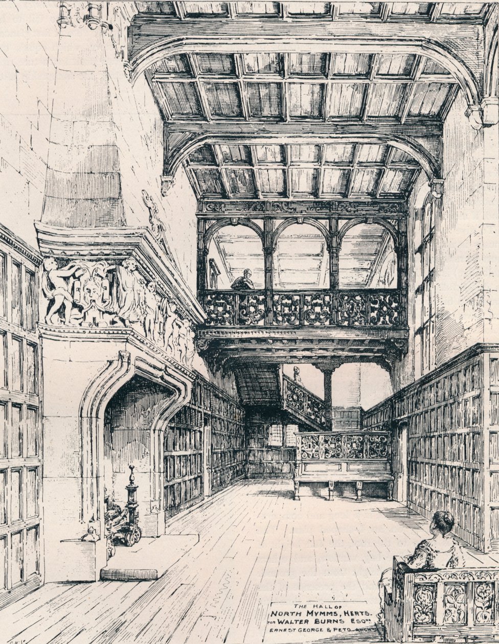 El Salón de North Mymms, Herts, 1898 de Unbekannt