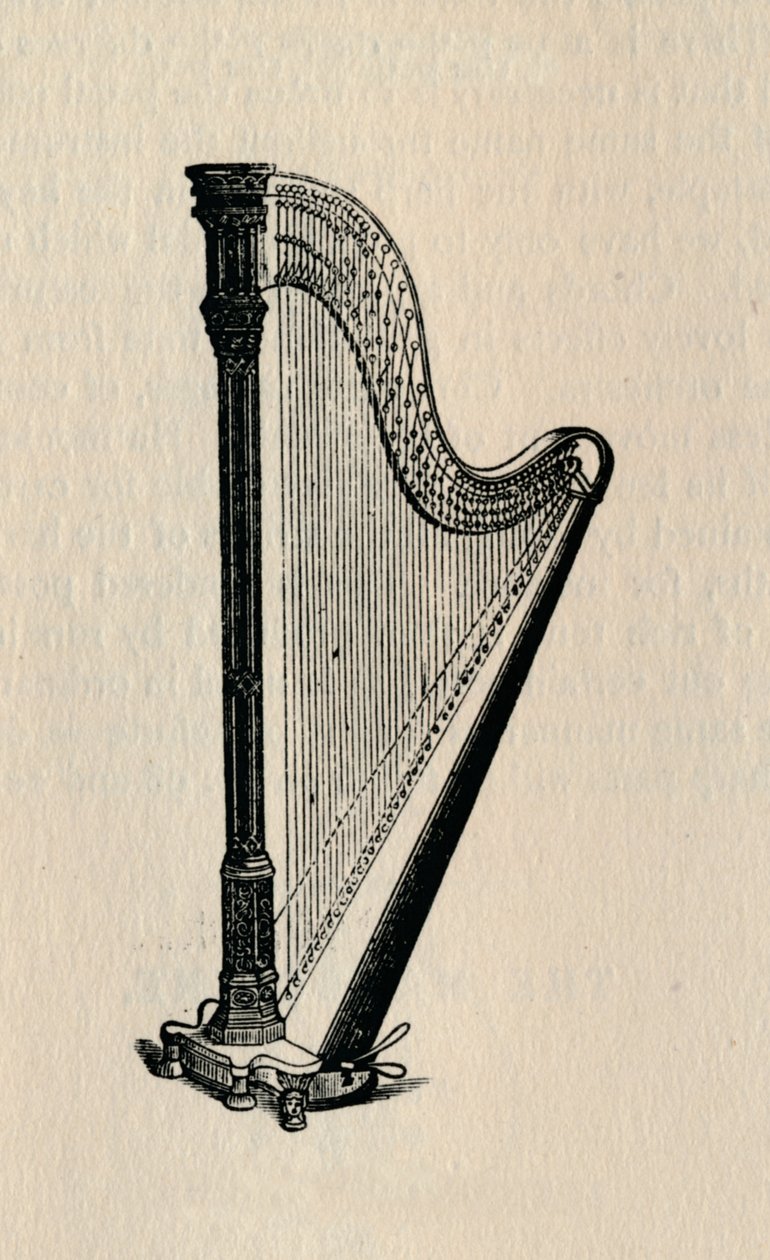 El arpa, 1895 de Unbekannt