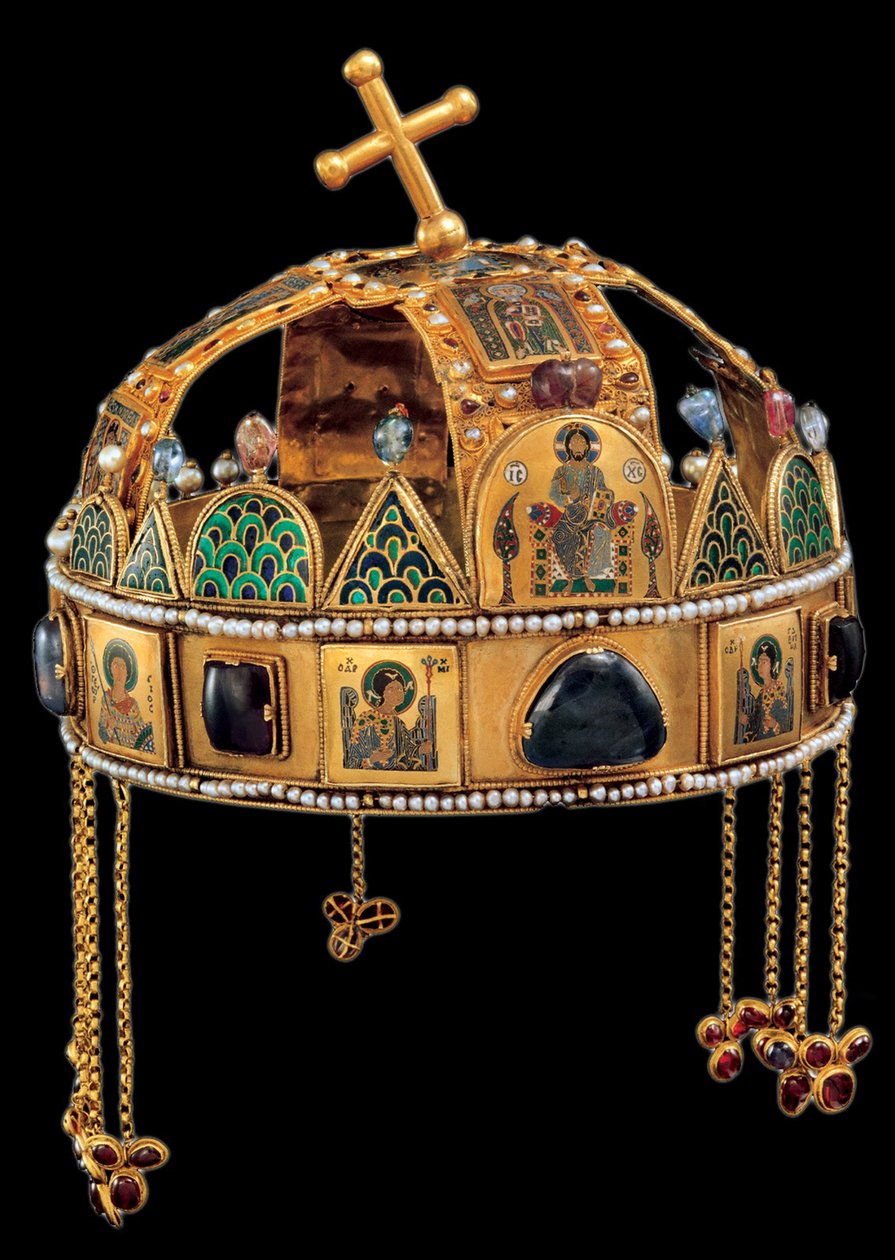 La Santa Corona de Hungría, siglo XII de Unbekannt