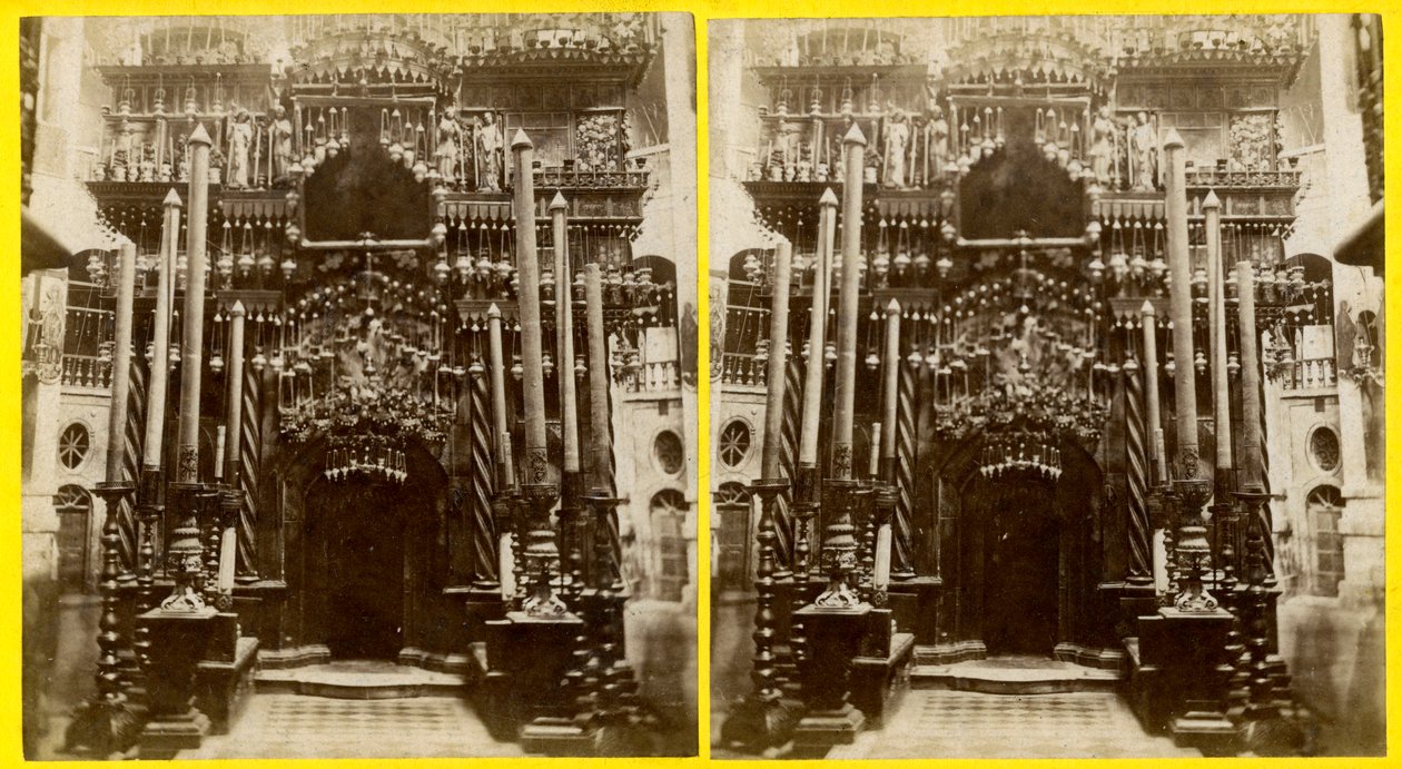 El Santo Sepulcro, Jerusalén, Palestina, 1900s de Unbekannt