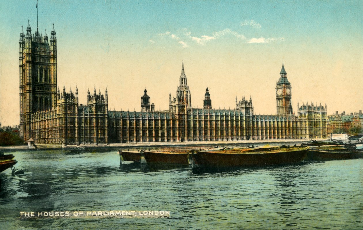 Las Casas del Parlamento, Londres, 1925 de Unbekannt