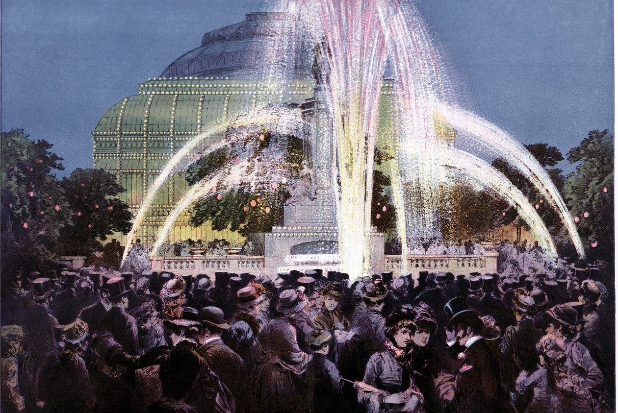 La Exposición Internacional de Invenciones, Kensington, Londres, agosto de 1885 de Unbekannt