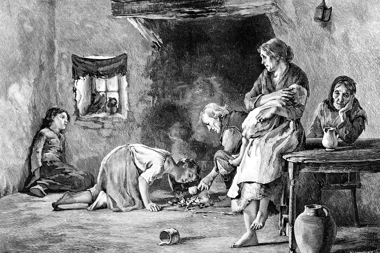 La Hambruna Irlandesa, 1845-1849, 1900 de Unbekannt
